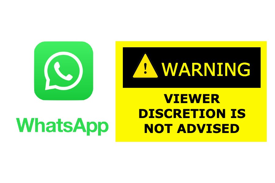 “WhatsApp, viewer discretion is not advised”. La exposición reiterada a imágenes violentas y explicítas tiene efectos negativos en nuestra salud y bienestar digital.